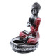 Buddha - Lysholder - Rød 