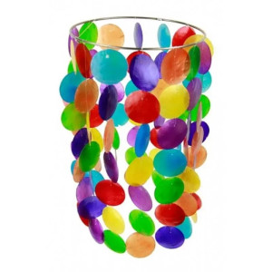 Capiz skjell - Chakra - Vindspill Capiz skjell - Chakra - Vindspill