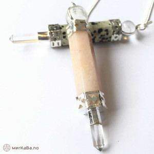 Dalmatiner Jaspis - Wand Pendel