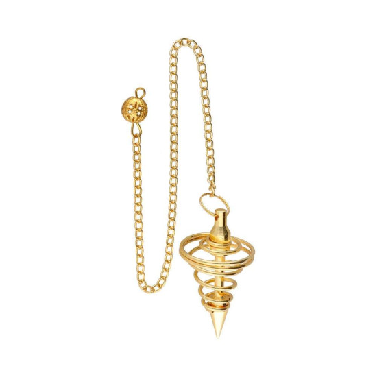 Spiral - Messing - Pendel