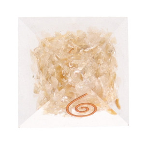 Orgone Citrin Pyramide - Reiki - Liten Orgone Citrin Pyramide - Reiki - Liten