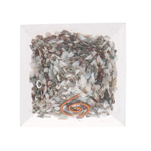 Orgone Larimar Pyramide - Reiki - Liten Orgone Larimar Pyramide - Reiki - Liten