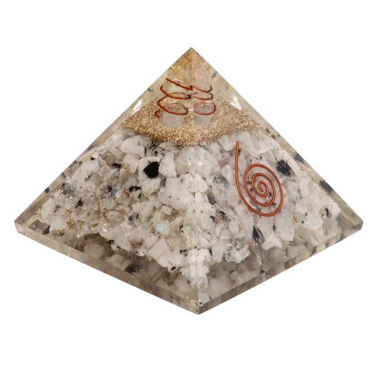 Orgone Månestein Pyramide - Reiki