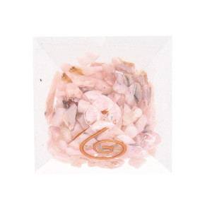 Orgone Rosa Opal Pyramide - Reiki - Liten Orgone Rosa Opal Pyramide - Reiki - Liten