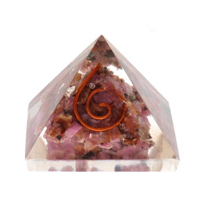 Orgone Rubin Pyramide - Reiki - Liten