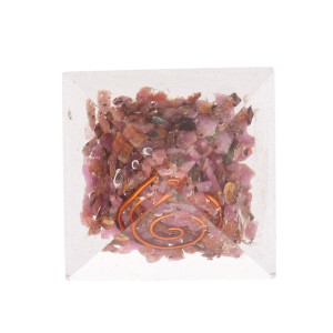 Orgone Rubin Pyramide - Reiki - Liten Orgone Rubin Pyramide - Reiki - Liten