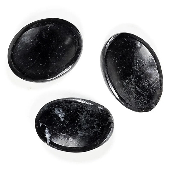 Svart turmalin - Worry stone Svart turmalin - Worry stone