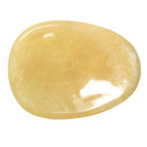 Oransje Kalsitt - Worry stone - XL