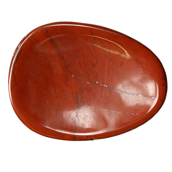 Rød Jaspis - Worry stone - XL