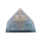 Orgone Rubin i Kyanitt Pyramide - Reiki