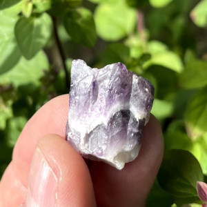 Chevron Ametyst - Rå krystall - 2-3 cm