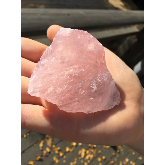 Rosenkvarts - Rå krystall - 75 - 150 gram