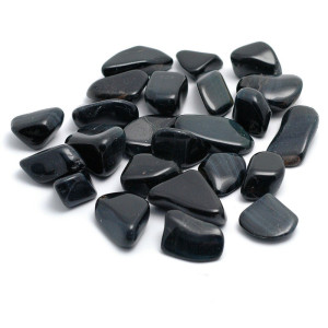 Blå Tigerøye - tromlet stein - 2-2,5cm Blå Tigerøye - tromlet stein - 2-2,5cm