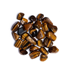 Tigerøye - tromlet stein - 3,5cm Tigerøye - tromlet stein - 3,5cm