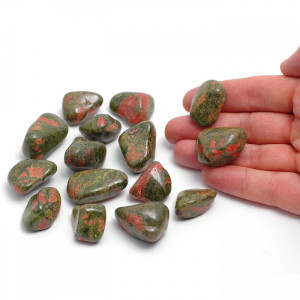 Unakitt - tromlet stein - 2-3cm Unakitt - tromlet stein - 2-3cm