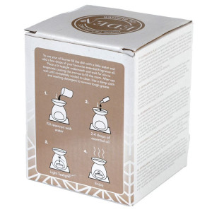 Buddha - Grå - Aromalampe Buddha - Grå - Aromalampe