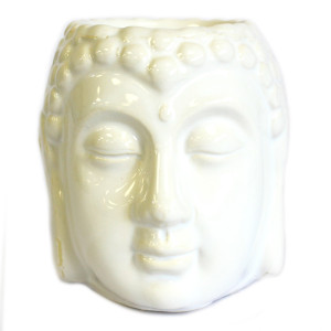 Buddha hode - hvit - Aromalampe