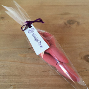 Backflow røkelseskjegler - Midnight rose