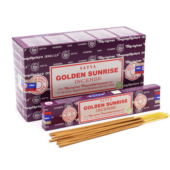 Nag Champa Golden Sunrise - Røkelsespinner