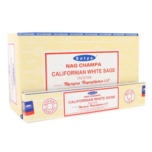 Nag Champa Californian White Sage - Røkelsespinner Nag Champa Californian White Sage - Røkelsespinner