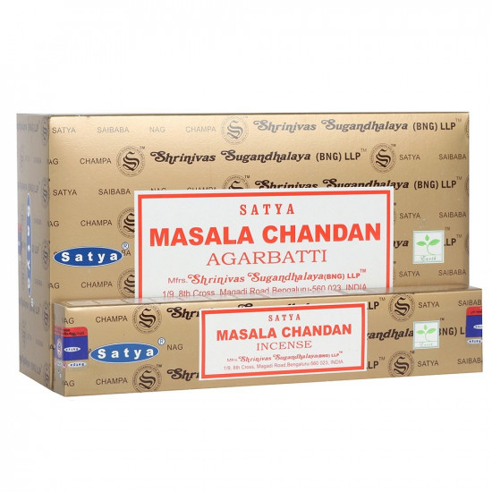 Nag Champa Masala Chandan - Røkelsespinner