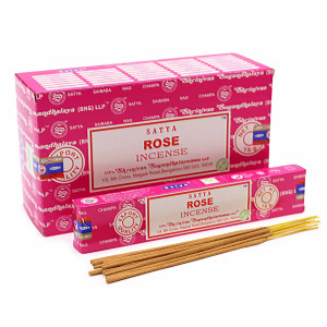 Nag Champa Rose - Røkelsespinner
