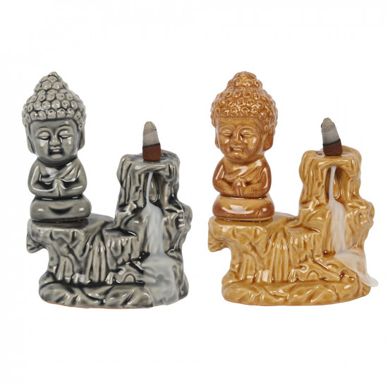 Backflow - Buddha - Beige - Røkelsesholder