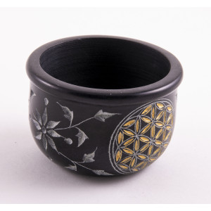 Flower of life - Svart - Røkelsesholder