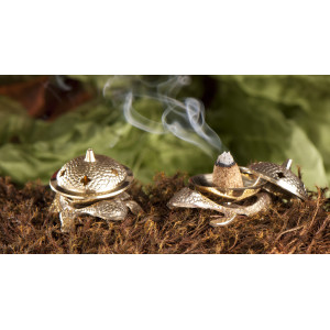Frosk - Røkelsesholder
