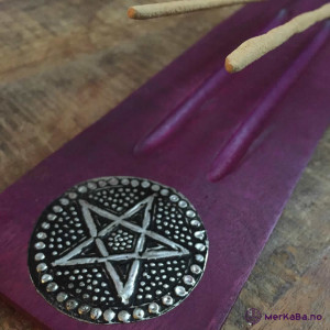 Pentagram - Lilla - Røkelsesholder