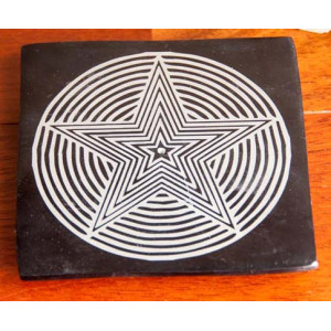 Pentagram- kleberstein røkelsesholder