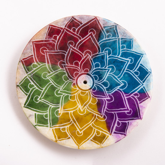 Rainbow Mandala - Røkelsesholder