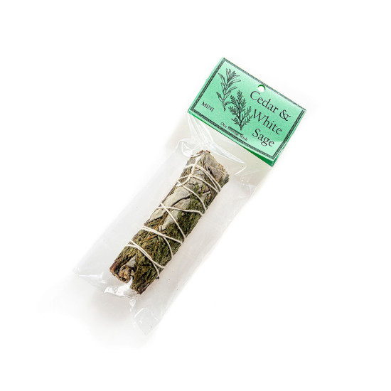 Smudge stick - White Sage & Cedar 