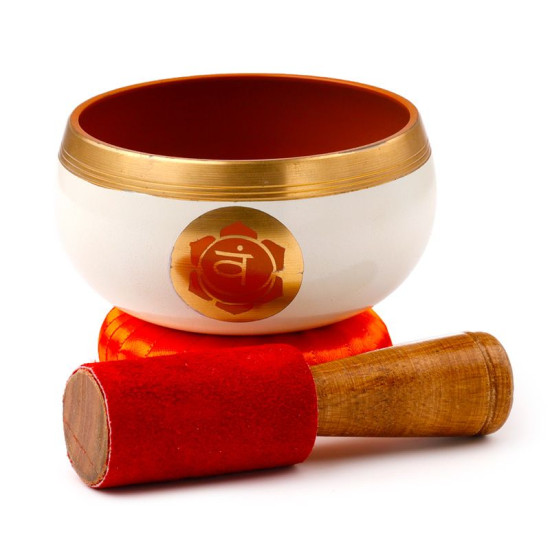 Syngebolle sett - Oransje - Sakralchakra