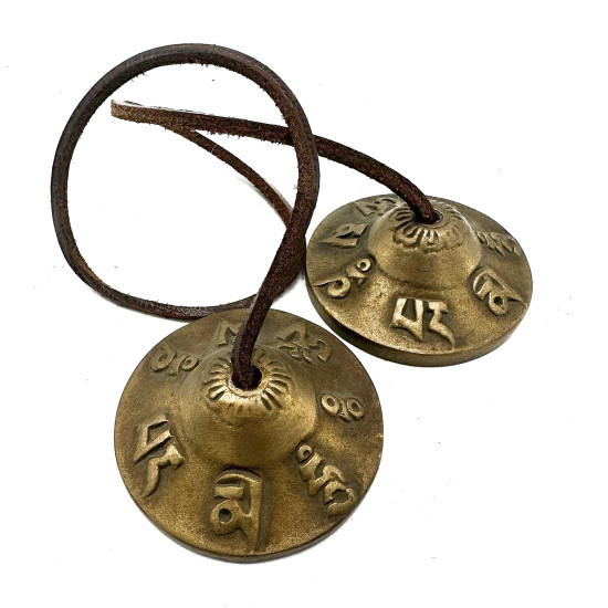 Tibetansk Tingsha - Lucky symbols
