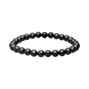 Shungitt - Armbånd - 6mm