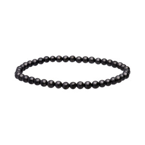 Shungitt - Armbånd - 4mm