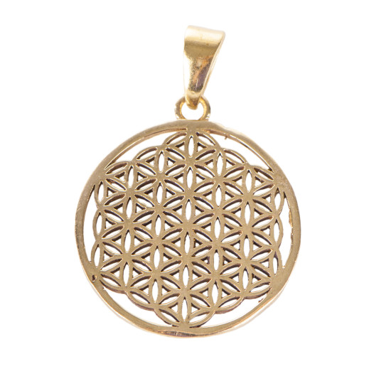 Flower Of Life - Messing - Anheng