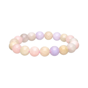 Akvamarin og morganitt  - Armbånd - 10mm