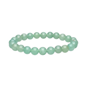 Grønn kvarst - Armbånd - 10mm