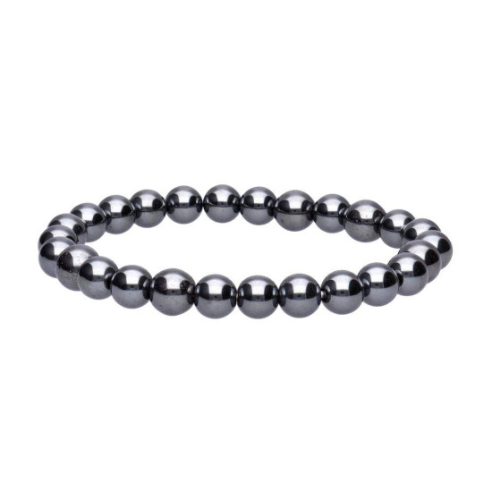 Hematitt - Armbånd - 8mm