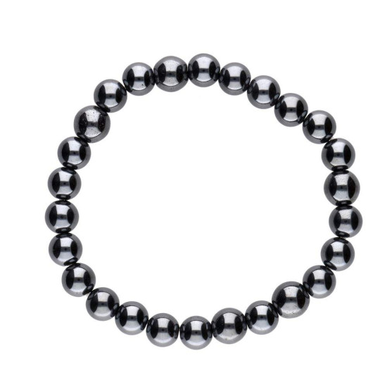 Hematitt - Armbånd - 8mm