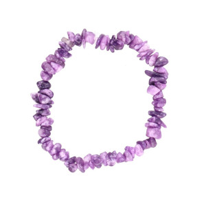 Lepidolitt - chip armbånd