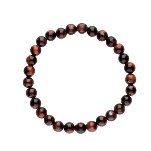 Rød tigerøye - armbånd - 8mm Rød tigerøye - armbånd - 8mm