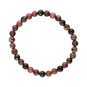 Rhodonitt - Armbånd - 6mm Rhodonitt - Armbånd - 6mm