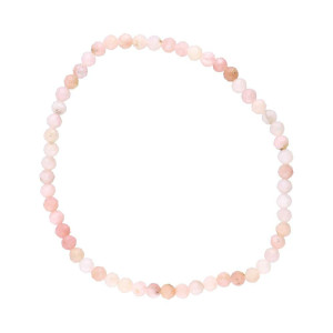 Rosa opal - Fasettert - Armbånd Rosa opal - Fasettert - Armbånd