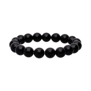 Sort obsidian - Armbånd - 10mm