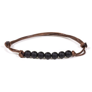 Svart obsidian - Armbånd Svart obsidian - Armbånd