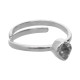 Herkimer diamant - Sølv - Ring