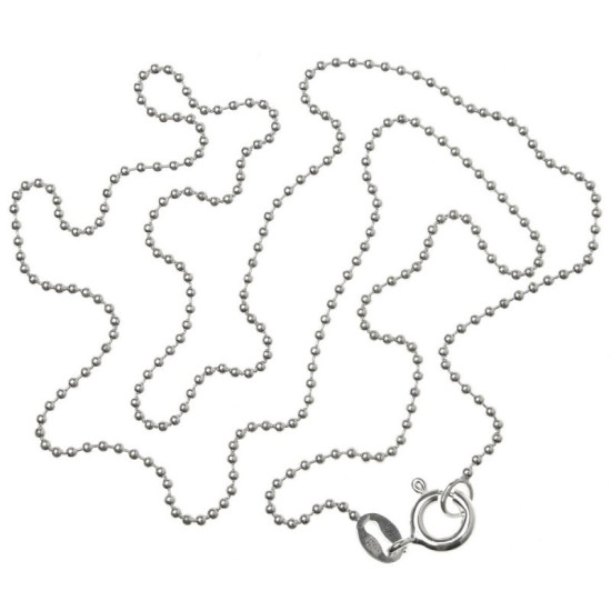 Beads - Sølvkjede - 55 cm